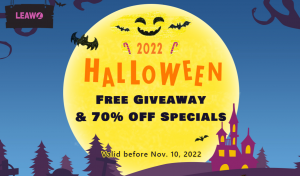 2022 Leawo Halloween sales promotion