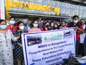 Smile Education Students Dispatch at Airport