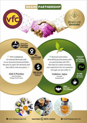 Brewed Leaf X Village Food Courts