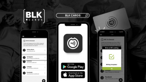 Free mobile app BLK CARDS