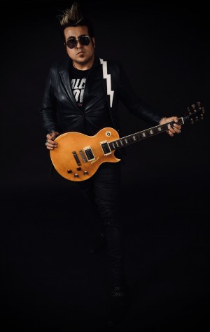 Christopher Leyva lead singer/guitarist of The Falling Doves