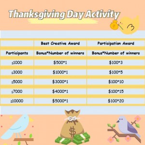 #Birdfydinner - Thanksgiving Dinner Competition - prize