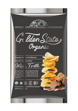 Golden State Organic Unveils Bold New Packaging and Launches New White Truffle USDA Organic Certified Potato Chips