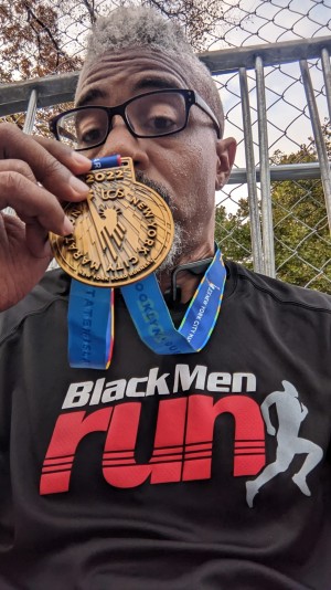Stroke survivor Sékou Writes Completes the New York City Marathon