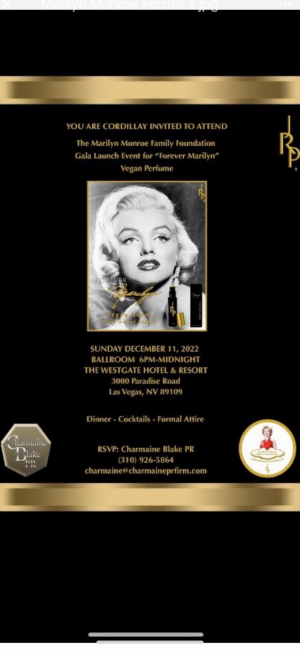 Westgate resorts Las Vegas celebrate Marilyn Monroe perfume night