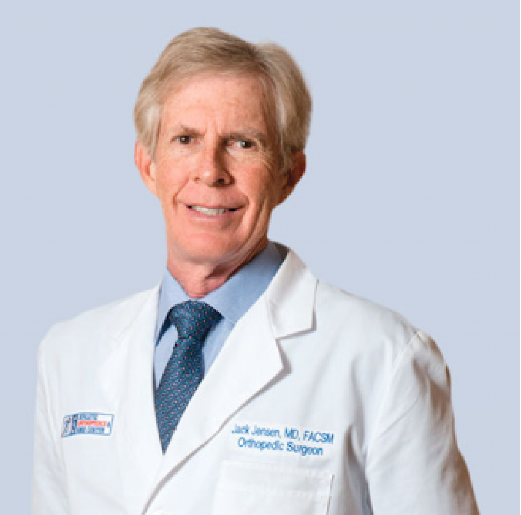 Jack E. Jensen, MD, FACSM, an Orthopedic Surgeon with Athletic