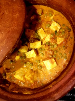 Cottage cheese with peas in MEC