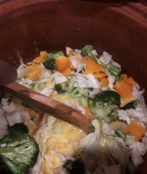 Scrambled eggs in MEC