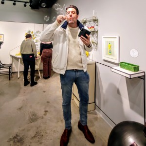 Jill Price UNmaking the Frame 2022 installation shot at Georgian College Campus Gallery