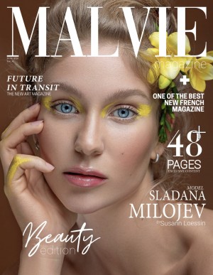 Sladana Milojev in Vivienne Westwood style of French Fashion Magazine Malvie