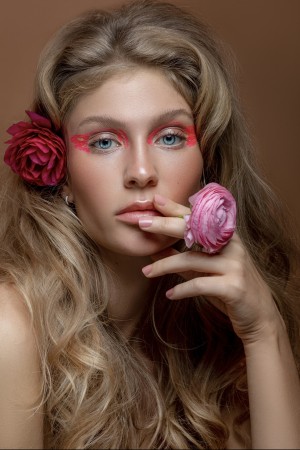 Sladana Milojev in Vivienne Westwood style of French Fashion Magazine Malvie