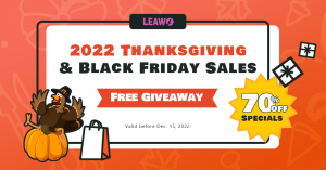 2022 Leawo Black Friday sales promotion