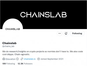 Chainslab Twitter