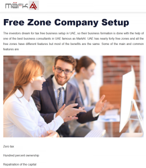 Free Zone Company Setup Dubai
