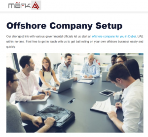 Offshore Company Setup Dubai