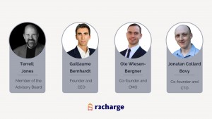 Terrel Jones and the r3charge team (Guillaume Bernhardt, Ole Wiesen-Bergner, Jonatan Collard Bovy)
