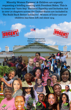Minority Women Farmers Urgent Request to Brief President Biden on Inclusion 5