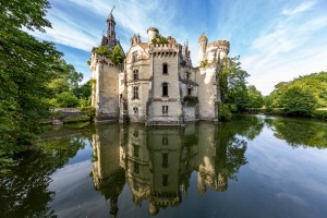 La Mothe Chandeniers and its reflection