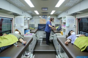 Shincheonji Youth Volunteers We Are One donate blood