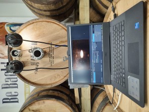 World's first livestream from a whiskey barrel