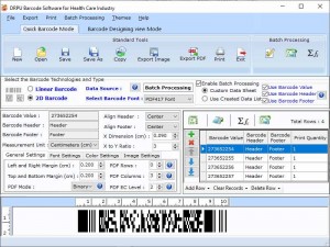 Healthcare Barcode Software