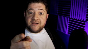 Comedian Chris Devon, fusing artificial intelligence and celebrity biographies