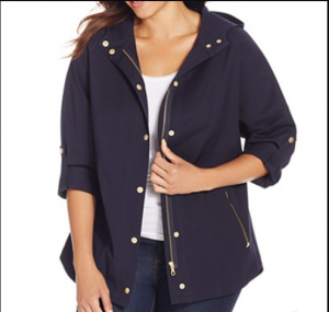 oversized navy plus shrug Manufacturer