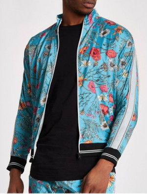 sky blue tracksuit top manufacturer