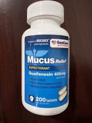 Mucus Relief GenCare 400mg Control Label