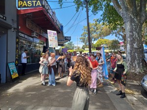 Yarra Valley youth protest the defunding of a critical mental health services