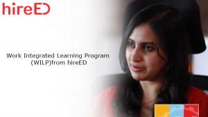 Work Integrated Learning Program for Working Professionals hireED