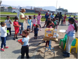 Children get fed regardless of the status of their families.