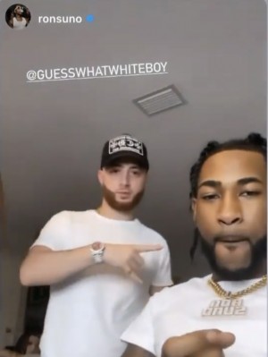 Ron Suno getting a haircut by ROCKY J