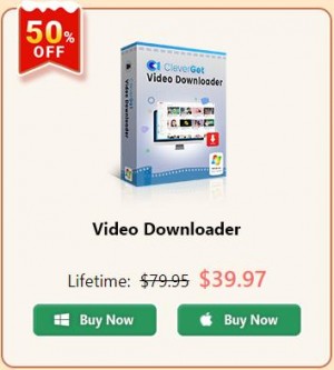 50 off CleverGet Video Downloader