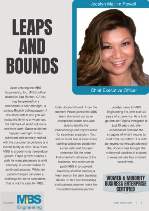 MBS Engineering, Inc. Names Jocelyn Powell as CEO