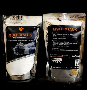 Muscle Squadron Gym Chalk Powder: Safe, Secure Grip for Intense Workouts