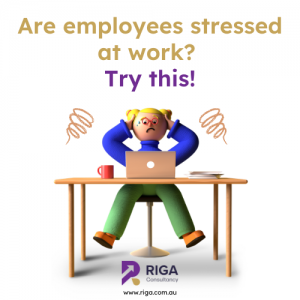 Are employees stressed at work - Try this different way.