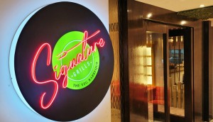Entrance of Signature Grills Restaurant