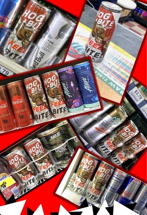 HOG BITE Energy Drink retailer images