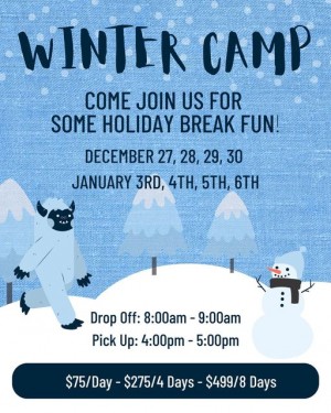 Winter Camp registration is open