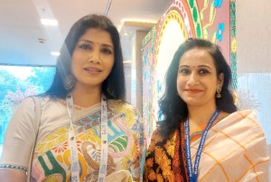 Alisha Begum with JayaSeal Ghosh