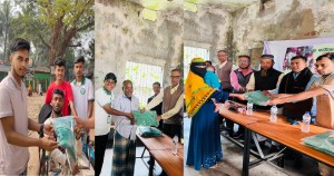 Hadia Foundation winter clothes distribution