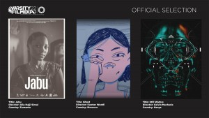 Some of the selected films at the Varsity Film Expo