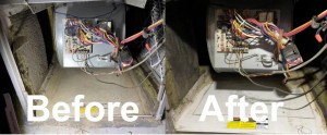 Furnace Before and After Clean