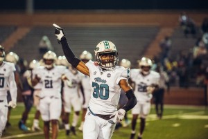 JAA football player Rontavion Scott (30)