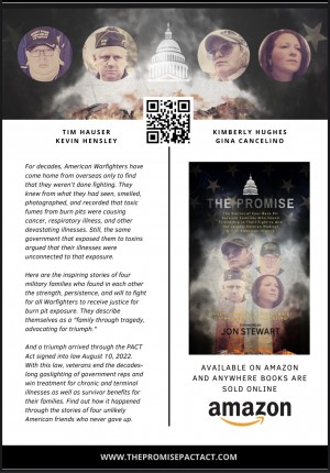 New Book - The Promise : The stories of four burn pit survivor families who fought to help pass the Pact Act
