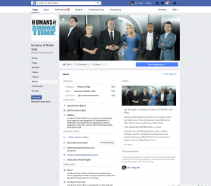 Humans of Shark Tank Facebook page