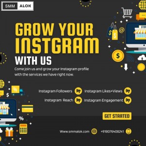 Grow your  INSTAGRAM WITH SmmALOK
