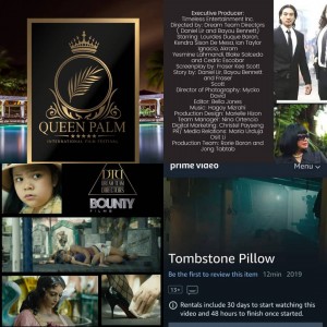 Tombstone Pillow at the Queen Palm Film Festival