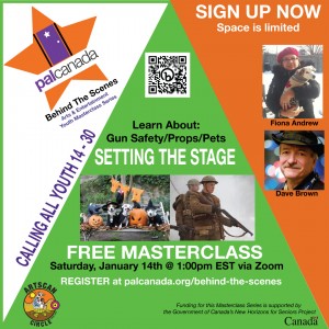 PAL Canada Behind the Scenes Youth Masterclass Series-  Setting The Stage